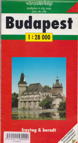 Budapest v�rost�rk�p 1:28000