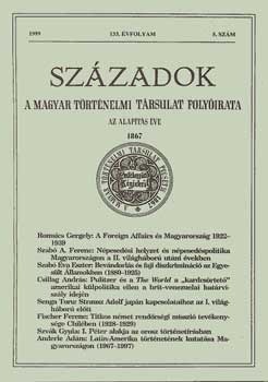 Szerk.: Pl Lajos - Szzadok - 1999/5. szm