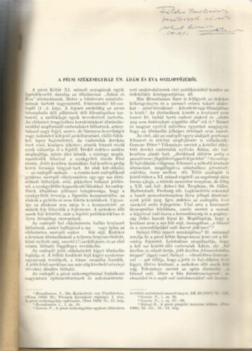 Z�dor Mih�ly - A P�csi Sz�kesegyh�z �n. �d�m �s �va oszlopf�j�r�l