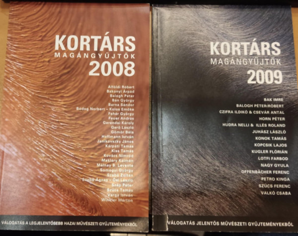 Ledényi Attila (főszerk.) - Kortárs magángyűjtők 2008 - 2009 (2 füzet)