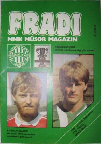 Fradi mnk m�sor magazin 1986. �prilis 30.