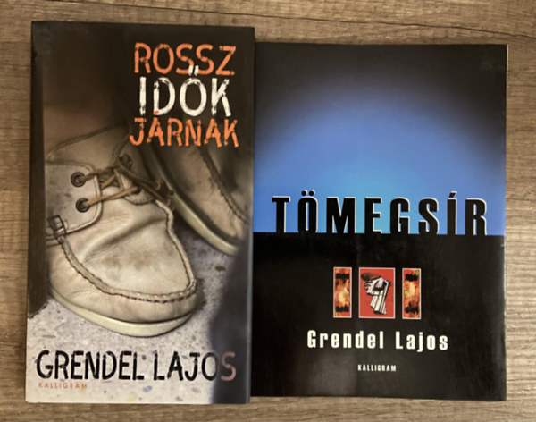 Grendel Lajos - 2 db Grendel Lajos reg�ny - T�megs�r, Rossz id�k j�rnak
