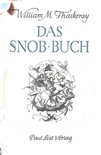 W.M. Thackeray - Das Snob-Buch