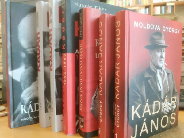 Kornis Mih�ly, Husz�r Tibor Moldova Gy�rgy - 7 db K�d�r J�nos 1-2.; K�d�r J�nos utols� besz�de; K�d�r: A hatalom �vei 1956-1989; Kedves, j� K�d�r elvt�rs!; K�d�r 1-2.