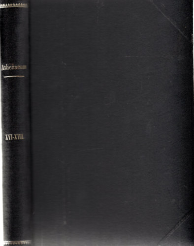 Kornis Gyula, D�k�ny Istv�n Pauler �kos - Athenaeum �j Folyam 1930 16. k�tet