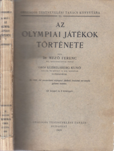 Mez Ferenc dr. - Az olympiai jtkok trtnete (I. kiads)