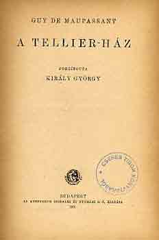 Guy De Maupassant - A Tellier-hz