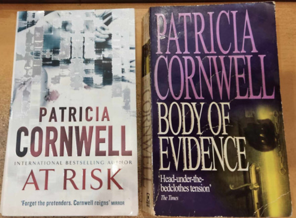 Patrica Cornwell - 2 db Patricia Cornwell: At Risk + Body of Evidence