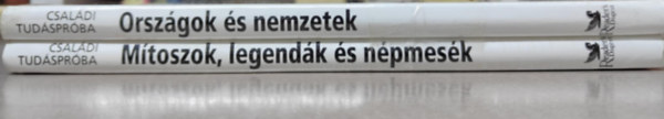 2 db Csaldi tudsprba knyv: Orszgok s nemzetek + Mtoszok, legendk s npmesk (Reader's Digest)