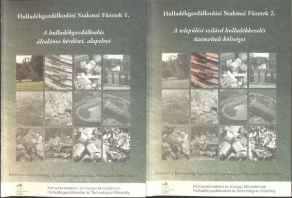 Hulladkgazdlkodsi Szakmai Fzetek (10 db fzet, tokban)