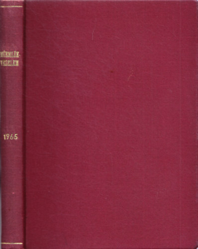 Memlkvdelem - Memlkvdelmi s ptszettrtneti Szemle 1965. I-IV.