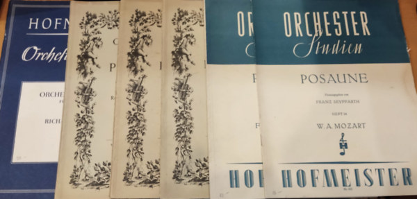 Hofmeister - 6 db Orchester Studien (Hofmeister)(kiadványok száma a terméklapon)