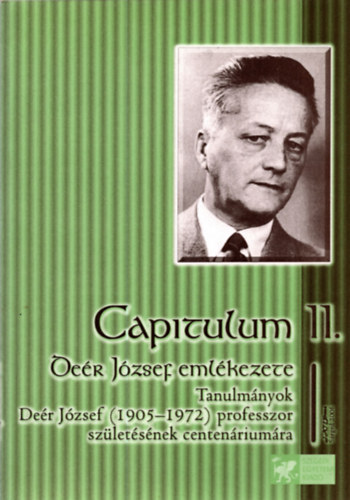 Capitulum II. - De�r J�zsef eml�kezete