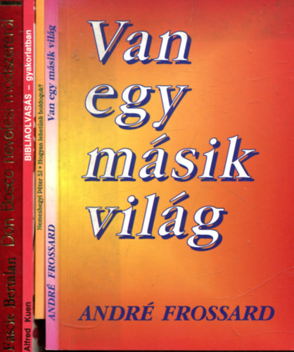 Nemeshegyi P�ter S.J - Alfred Kuen - Andr� Frossard - Fascie Bertalan - Vall�si k�nyvcsomag - 4 db