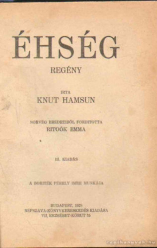 Knut Hamsun - �hs�g