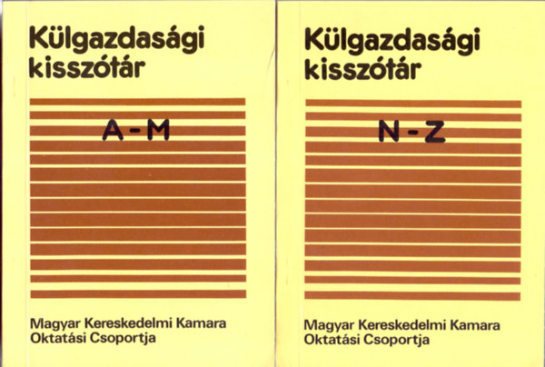 Dr. K�nya Bal�zs  (szerk.) - K�lgazdas�gi kissz�t�r I-II