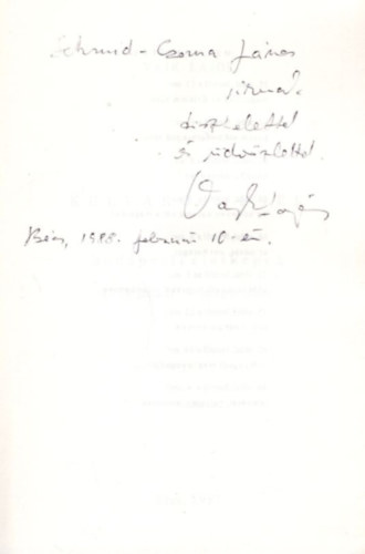 Vajk Lajos - Külvárosi ének - Budapesti életképek 1956 január-szeptember - dedikált