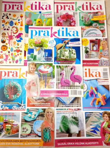 5 db. Praktika Diy Magazin - 2019.aug. - XXIII évf., 8. szám, 2019.júl. - XXIII évf., 7. szám, 2019.jún. - XXIII évf., 6. szám, 2019.máj. - XXIII évf., 5. szám, XXIII évf., 6. szám, 2019.ápr. - XXIII évf., 4. szám (szabás-varrás-kö