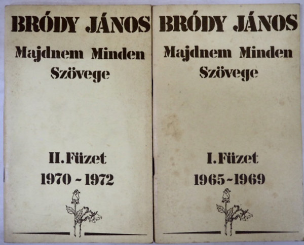 Bródy János - Majdnem minden szövege I-II. 1986