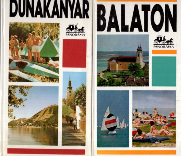 Z�konyi Ferenc Cseke L�szl� - 2 db a Panor�ma �tik�nyvek sorozatb�l: Balaton - Dunakanyar