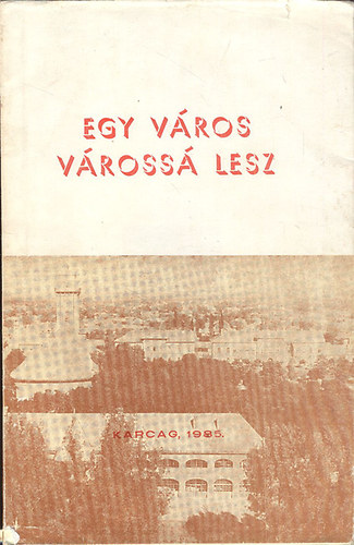 Bellon Tibor  (szerk.) - Egy v�ros v�ross� lesz (Karcag n�gy �vtizede)