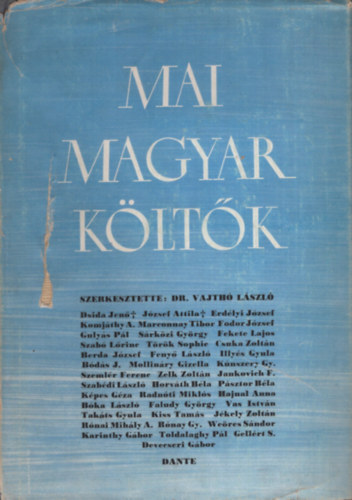 Dr. Vajth� L�szl�  (szerk) - Mai magyar k�lt�k