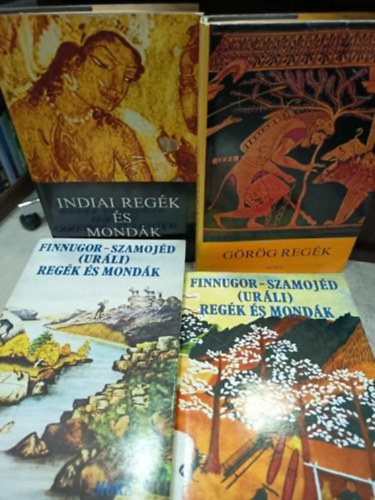 Trencsényi-Waldapfel Imre Domokos Péter - Regék, mondák könyvcsomag 3 darabos ajánlat: Finnugor-szamojéd (uráli) regék és mondák I-II., Indiai regék és mondák, Görög regék