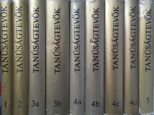 Tansgtevk : Visszaemlkezsek a magyarorszgi munkmozgalom trtnetbl 1868-1948 : 1-5 (teljes, 9 ktet)