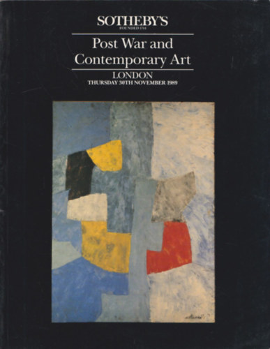 Sotheby's - Post War and Contemporary Art (London - Thursday 30th November 1989)