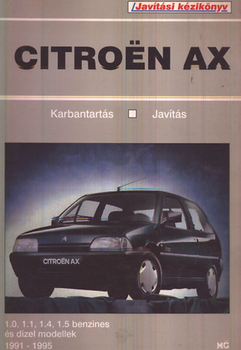 Javítási kézikönyv: Citroen Ax 1991-1995
