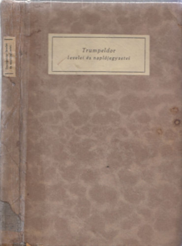 Trumpeldor levelei s napljegyzetei 1905-1920 (Javne knyvek 15.)
