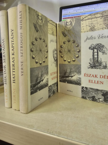 Verne Gyula, Verne Jules - 4db Verne regény: Hector Servadac + Hatteras kapitány+ Sztrogof Mihály+ Észak dél ellen