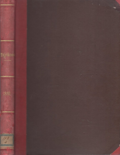 F�ssy Tam�s  (szerk.) - T�j�koz� - Kath. egyh�zi foly�irat - 1881-ki �vfolyam