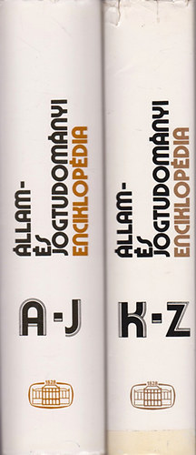 Szab� Imre - Nagy Lajos - �llam- �s jogtudom�nyi enciklop�dia I-II. A-J/K-Z