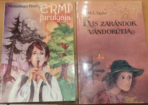 Nemeshegyi P�ter H. L. Taylor - 2 db kereszt�ny k�tet: Ermi furuly�ja + Kis zar�ndok v�ndor�tja