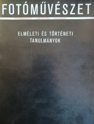 Fotmvszet - elmleti s trtneti tanulmnyok (1977)