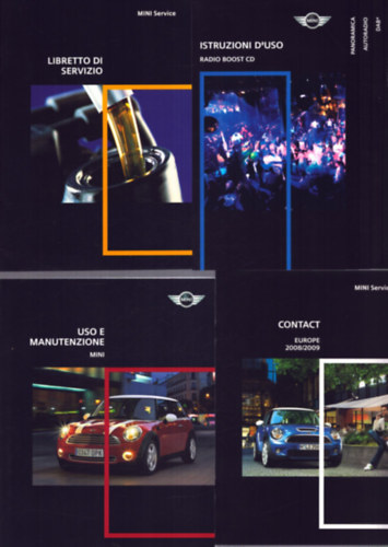 Nincs feltüntetve - 6 db Mini Morris autós kiadvány