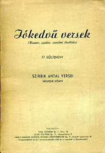 J�kedv� versek