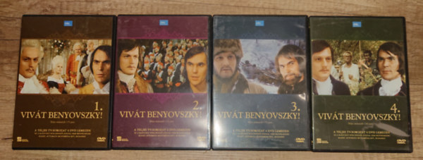 A Viv�t, Bennyovszky! c�m�  magyar-csehszlov�k kalandfilmsorozat 4 DVD-n