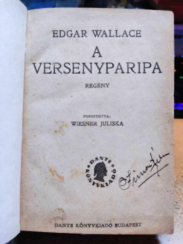 Edgar Wallace - A versenyparipa