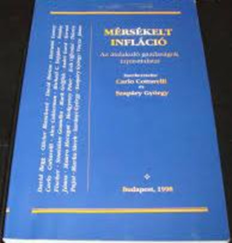 Cottarelli; Szap�ry (szerk.) - M�rs�kelt infl�ci� (Az �talakul� gazdas�gok tapasztalatai)