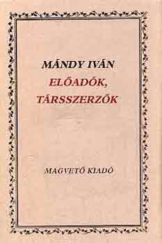 Mndy Ivn - Eladk, trsszerzk