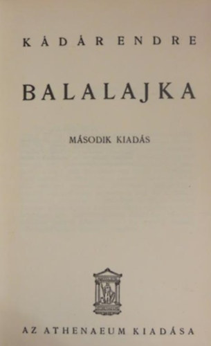 Kdr Endre - Balalajka