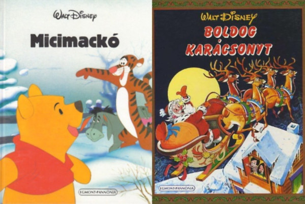 Walt Disney - 2 db Walt Disney meseknyv: Micimack + Boldog karcsonyt
