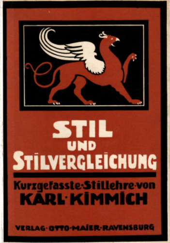 Karl Kimmich - Stil und Stilvergleichung