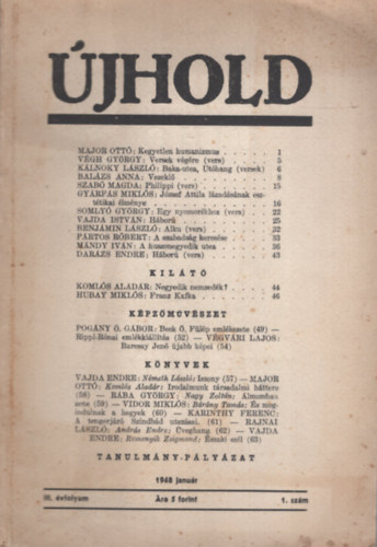 �jhold - III. �vfolyam 1. sz�m - 1948 janu�r