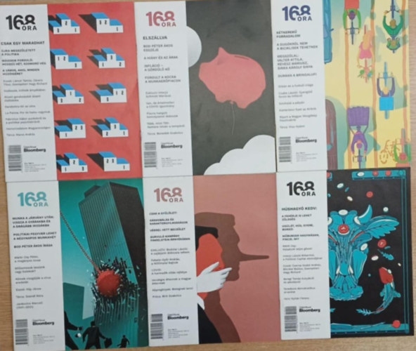 K�rp�ti Tibor, Kiss Lou, Szinvai D�niel, T�bb szerz� - 6 db 168 �ra �js�g: Csak egy maradhat - Elsz�llva - K�tkerek� forradalom - Munka a j�rv�ny ut�n: Vissza a gy�rakba �s a dr�g�bb irod�kba - Csak a gy�l�let! - H�shagy� kedv