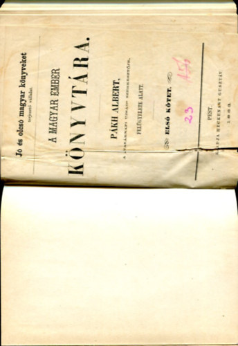 P�kh Albert - A magyar ember k�nyvt�ra I.