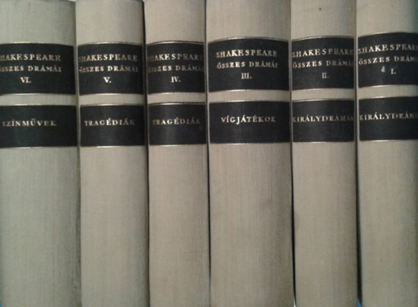 William Shakespeare - Shakespeare �sszes dr�m�i I-VI.