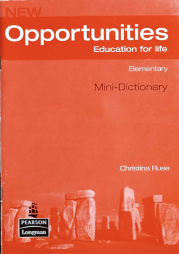 Christina Ruse - New Opportunities - Elementary Mini-Dictionary